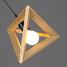 Kitchen Pendant Simple Modern Hallway Balcony Dining Room Lamps Wooden Pendant Lamp - 5