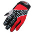 Gel Red Full Finger Warm Gloves Silicone Sports Motorcycle Motor Bike - 2