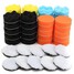 50pcs Buffing Polishing Car Polishing Cleaning Tool Pads Kit 80mm Tool Sponge - 1