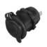 12V-24V Motorcycle Power LED Waterproof Cover Socket Plug - 3