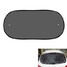 Car Rear Window 100x50cm Nylon Net Shade Heat Insulation Sun Block Cloth - 1