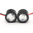 Mirror Mount Light Tail Lamp Pair Motorcycle LED Eagle Eye Constant DRL - 3