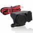 Waterproof Motorcycle 2.1A USB Power Cigarette Lighter Socket Phone GPS MP3 - 3