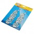 decorative sticker Flame A pair Car Silver Shaped - 5