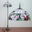Pattern Floor Resin Tiffany Painting Light Lamp Glass - 2