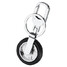 Door Key Metal Key Chains Creative Shape Wheel Key Chain Car Key - 2