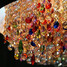 25w Crystal Chandelier Colorful Ceiling Max Flush Mount - 2