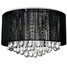 Luxury Chandelier Ceiling Black Crystal Drop - 1