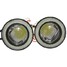 Blue White 3inch Ring LED Halo Projector Fog COB Light Headlight Angel Eyes 12V Car - 2