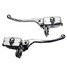 Brake Master Cylinder Clutch Lever Inch Motorcycle Handlebar Skull - 1