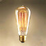 St64 Decoration Light Art Light Bulbs Straight 60w Edison Wire - 1