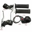 8inch Pocket Dirt Mini Moto Kit Brake Clutch Lever Kill Switch Twist Throttle Hand Grips - 2