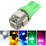 Super Bright Car Bulb 5SMD Wedge Lamp 5050 LED Green T10 194 168 - 1