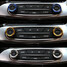 Knob Ring Air Conditioning Knob 2Pcs Decoration Stereo Ring Cars Alu - 2