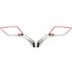 Mirrors Motorcycle Rear View Red 10mm Thread Bike Universal - 5