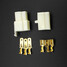 Terminal 6.3mm Male Female 3 Way Connectors Motorcycle Scooter - 1