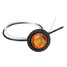 Metal 12V 24V Button Mini Marker Lights Side Round LED Bullet - 6