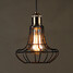 Vintage Lamp Pendant Light Single Head Iron Lighting Retro - 5