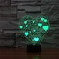 Color-changing Romantic Love Heart 3d Colorful Led 100 - 2