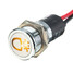 12V Lamp Warning Light 14mm LED Dash Panel Indicator - 8