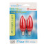 High Power Led E12 0.5w Led Ac 100-240 V Red 2 Pcs C35 - 6