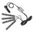 RGB Car LED 5050 SMD Light APP Control Bluetooth Strips Decoration Light - 3