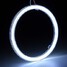 Pair White COB 100mm Angel Eye Ring Outside 12V 10W Headlight Aperture - 7