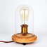Lamps Table Light Wood Light Wooden Bulb - 2