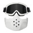 Detachable Modular Face Mask Shield Goggles Motorcycle Helmet - 5