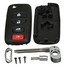 Folding Flip Remote Key Case Uncut Armada Nissan - 5