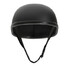 Cap Vintage Half Face Chopper Matte Black For Harley Motorcycle Helmet - 3