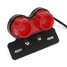 Dual Twin DC 12V Motorcycle Integrated Tail Lamp LED Brake License Plate Turn Signal Light - 4