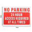 Warning Decal Sticker Waterproof Parking Vinyl Pattern Sign - 2