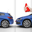 Cool Car Roof Badge Demon Anti-collision 3D Sticker Creative Horn Body Decoration - 2