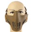 Mesh Tactical Airsoft Mask Half Face War Net Game Protective Metal - 1