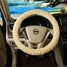 Autumn Car Steel Ring Wheel Cover Winter Plush Water Grip Cube Interior 38CM - 2