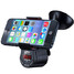 Handsfree FM Transmitter Car 360 Degree Rotation Phone Holder - 1