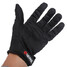 Comfy Breathable Sports Full Finger Motorcycle Motor Bike Black Gloves - 5