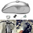 Cafe Racer Iron Honda Suzuki Yamaha Custom 10L Gas Fuel Tank - 6