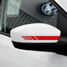 Stripe Mercedes Benz Decal Emblem 2Pcs Sticker Vinyl Car Rear View Mirror - 2