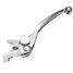 Silver Left Side Motorcycle Modified Brake Clutch Levers - 3