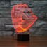 3d Colorful Decoration Atmosphere Lamp Novelty Lighting 100 Touch Dimming Led Night Light Gloves - 4