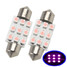 36MM Pink 9 LED Car Light Bulb Pair - 1