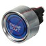 Universal Car Auto Illuminated Push Button Starter Engine Start Switch Blue - 7