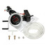 12V Fitting Kit 52mm Red Digital Sensor PVC Hose Display with Vacuum Gauge - 1