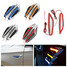 Turn Signal Pair Universal LED Fender Side Light Light Blade Car Steel Ring - 1