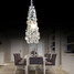 Classic Transparent Glass Light Chandelier 100 - 5