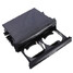 Car Plastic Din Holder Pocket Storage Box Radio Double - 2