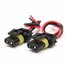 Harness Power H10 Pair Fog Light Lamp Adapter Line Wire Connector Plug - 6