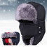 Winter Hiking Riding Outdoor Thick Windproof Skiing Cap Hat Face Mask Unisex Warming - 3